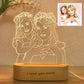 Gift Usb Atmosphere Student Gift Bedroom Decoration Message Board 3d Night Light