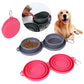 Rubber Foldable Double Pet Feeding Bowl - Tiki's Geschenke Boutique