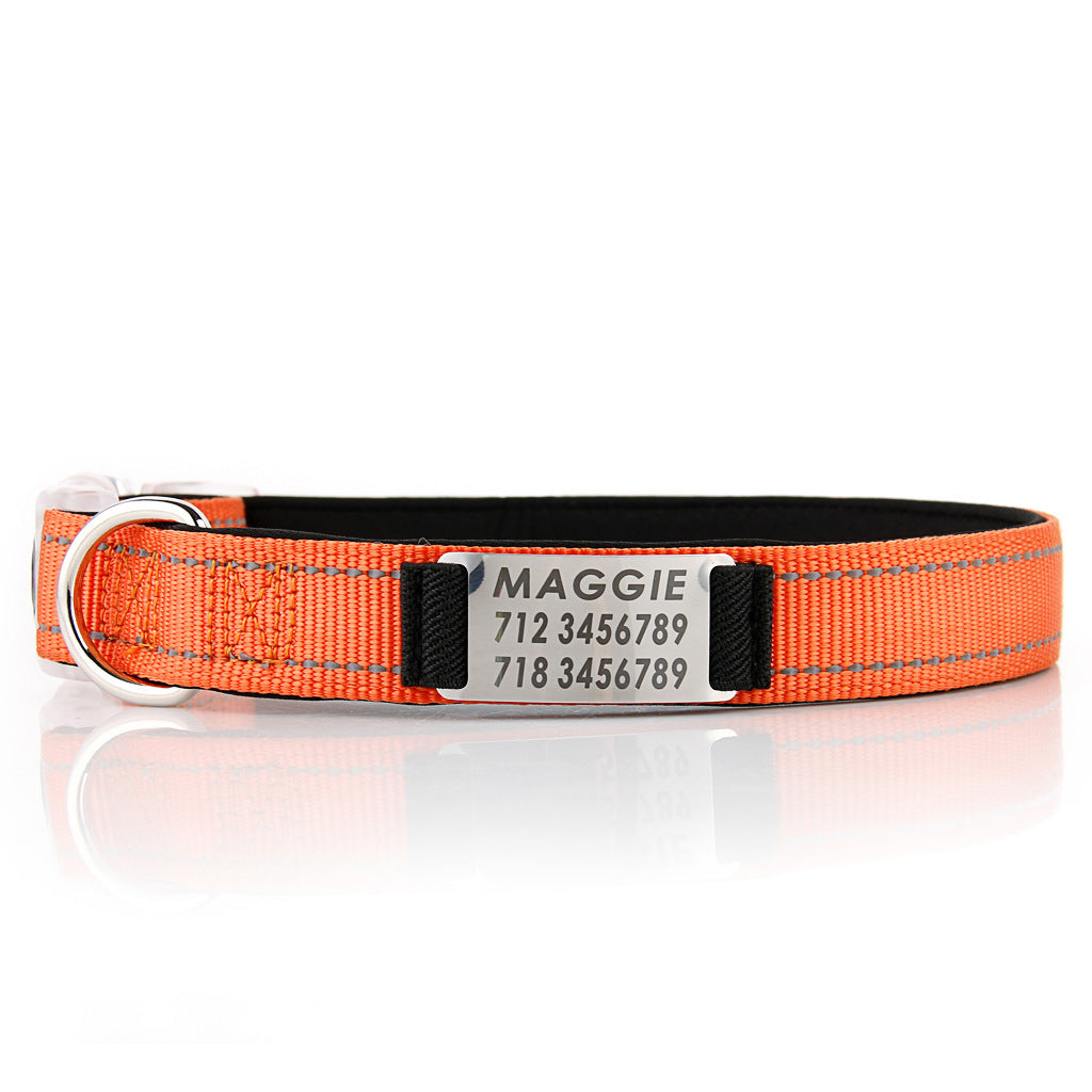 Customized Nylon Dog Collar