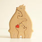 Home Fashion DIY Wooden Puzzle Ornament