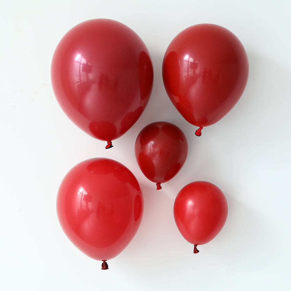 50pcs Double Layer Red Balloon Pearl Latex Balloons Chrome Air Balloons Globos Wedding Valentine's Day Party Decoration