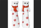 Couple Magnetic Handle Cute Hand Socks Christmas