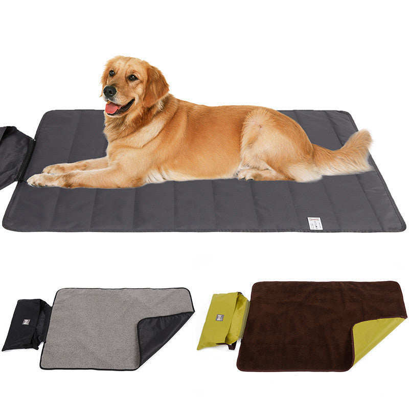 Tapis pour animaux de compagnie chaud imperméable portatif de stockage pliant