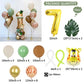 Jungle Animal Green Leaf Birthday Digital Aluminum Film Rubber Balloons Suit