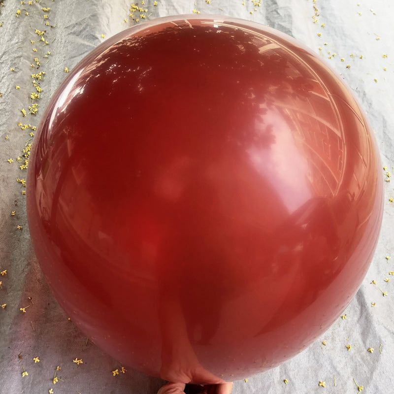 Burgundy Pearl Latex Helium Balloons Wine Red Party Globos