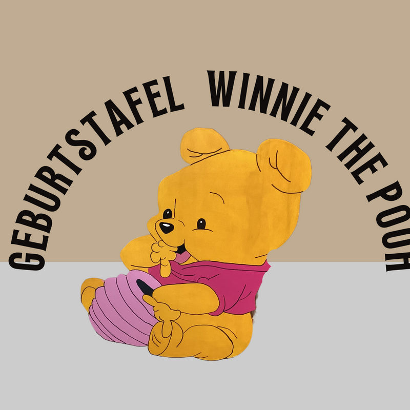 Geburtstafel Winnie The Pooh