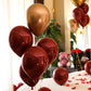 50pcs Double Layer Red Balloon Pearl Latex Balloons Chrome Air Balloons Globos Wedding Valentine's Day Party Decoration