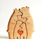 Home Fashion DIY Wooden Puzzle Ornament