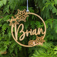 Customized New Year Christmas Ornaments Gift Name Tag