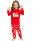 Christmas Family Pajamas Matching Sets Christmas Sleepwear Parent-Child Pjs Outfit For Christmas Holiday Xmas Party