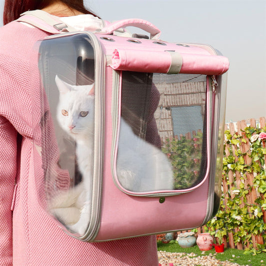 Sac à dos de transport pour chat de compagnie