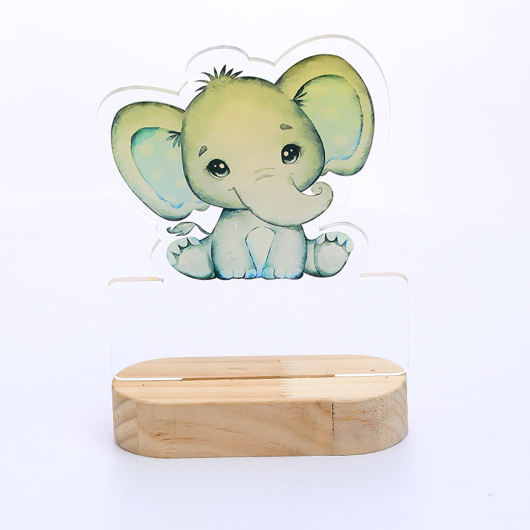 Exclusive Name Cartoon Anime Wooden Lamp Ornament