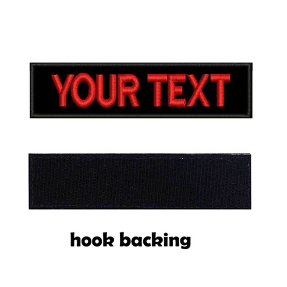 Customized Velcro Embroidery Number Name Strip