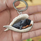 Acrylic Creative Cute Dog Animal Keychain