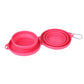 Rubber Foldable Double Pet Feeding Bowl - Tiki's Geschenke Boutique