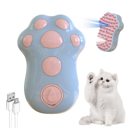 Brosse à vapeur de massage pour toilettage pour animaux de compagnie 4 en 1