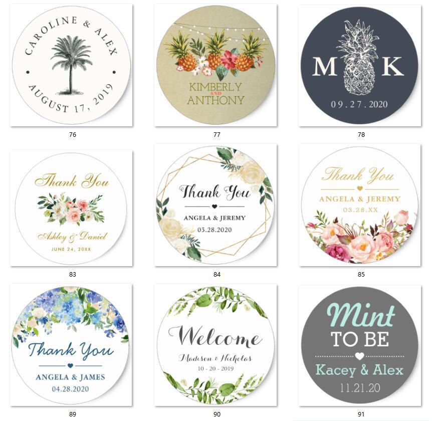 3cm4cm5cm Sticker LOGO Wedding Design Your Own Personalization