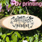 Personalized Wooden Garden Plaque Christmas Gift