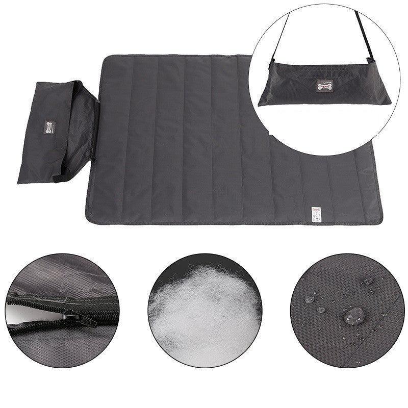 Tapis pour animaux de compagnie chaud imperméable portatif de stockage pliant