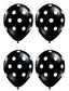 Halloween Birthday Party Decoration Black Round Latex Balloons