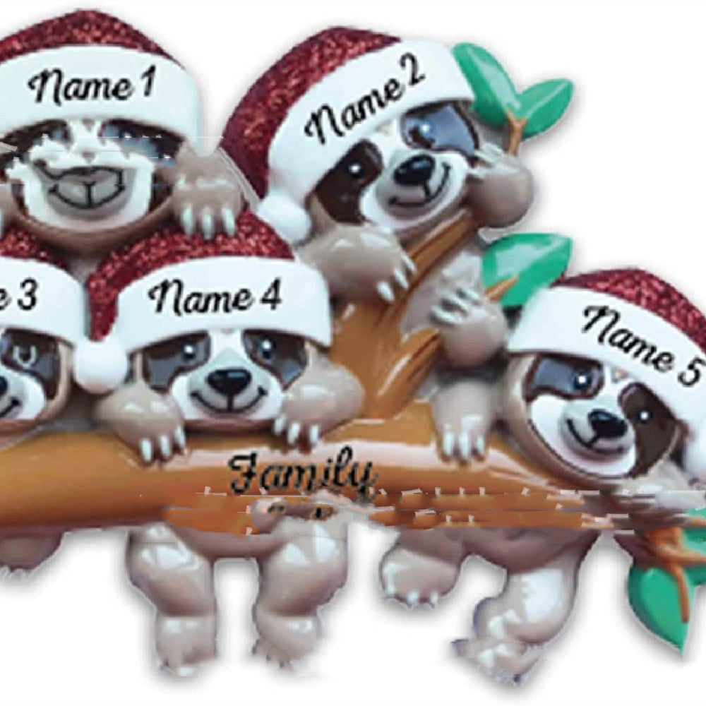 Acrylic Personalized Christmas Ornaments Lazy