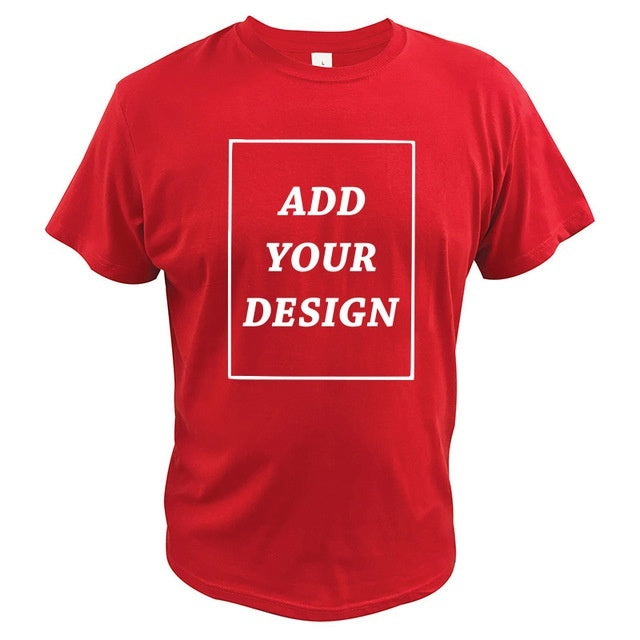 Cotton Custom T-shirt Making Your Design Log