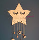 Wooden White Cloud Star Moon Wall Decoration Gift