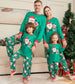 Weihnachten Pyjamas Für Familie Passenden Familie Weihnachten PJs Sets Santa Claus Gedruckt Top Nachtwäsche