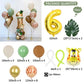 Jungle Animal Green Leaf Birthday Digital Aluminum Film Rubber Balloons Suit