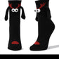 Couple Magnetic Handle Cute Hand Socks Christmas