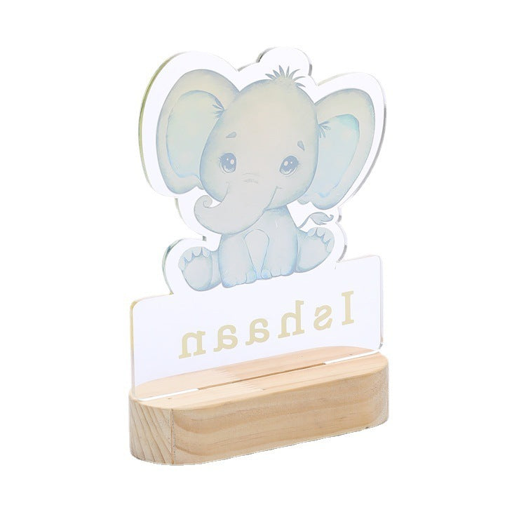 Exclusive Name Cartoon Anime Wooden Lamp Ornament