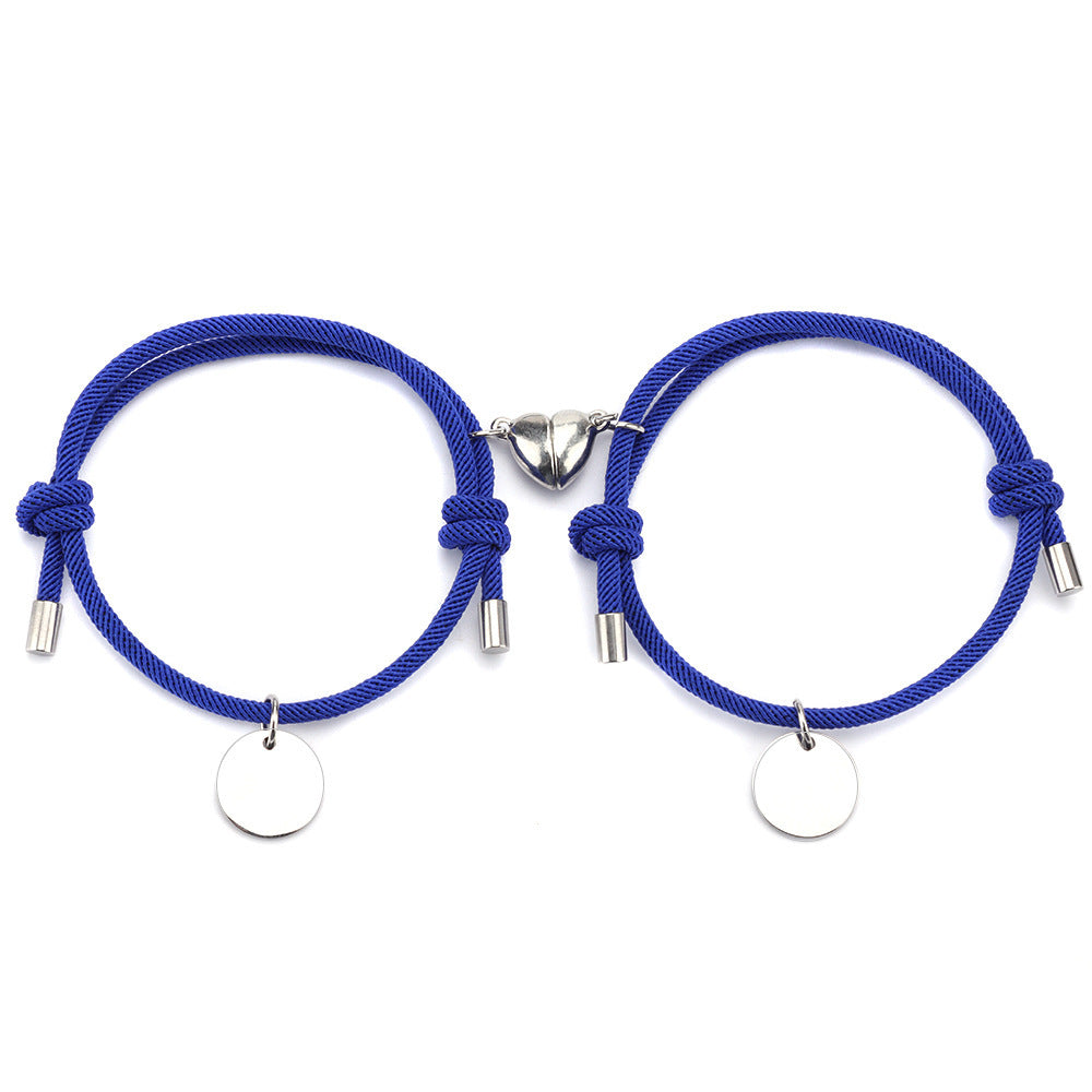 A Pair Of Men And Women Couple Bracelets