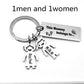 Stainless Steel Boy And Girl Keychain