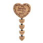 Wooden Heart-shaped Personalized Customized Decorations