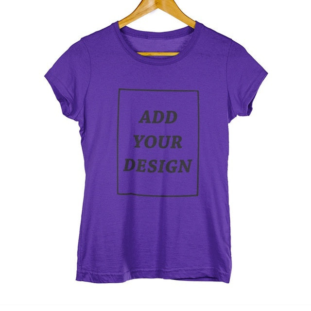 Cotton Custom T-shirt Making Your Design Log