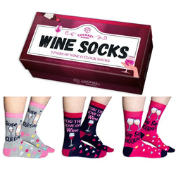 Wine Socks in 37-42 (3 Paare)