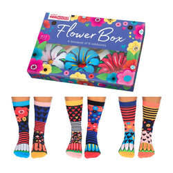 Flower Box Blumen Socken in 37-42 im 6er Set