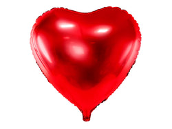 Folienballon Herz rot (45 cm)
